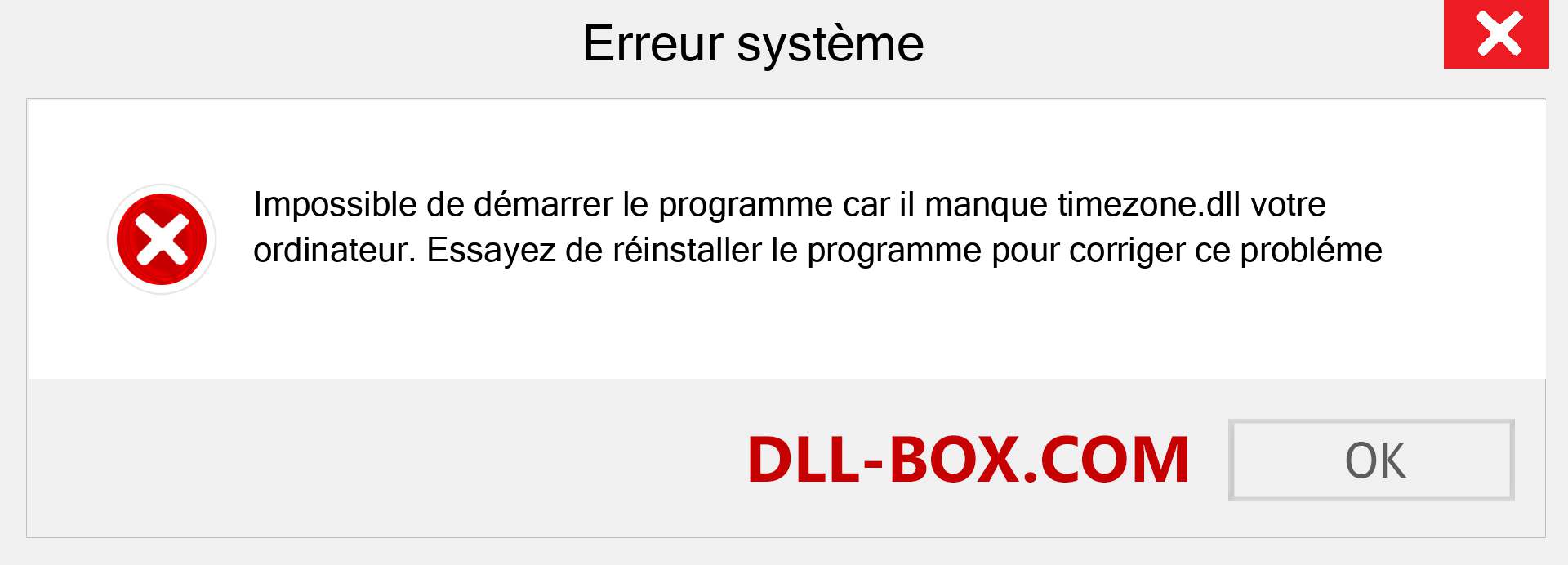 Le fichier timezone.dll est manquant ?. Télécharger pour Windows 7, 8, 10 - Correction de l'erreur manquante timezone dll sur Windows, photos, images